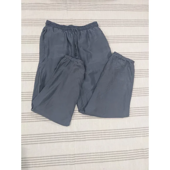 Vintage 100% Silk Joggers - Picture 2 of 8